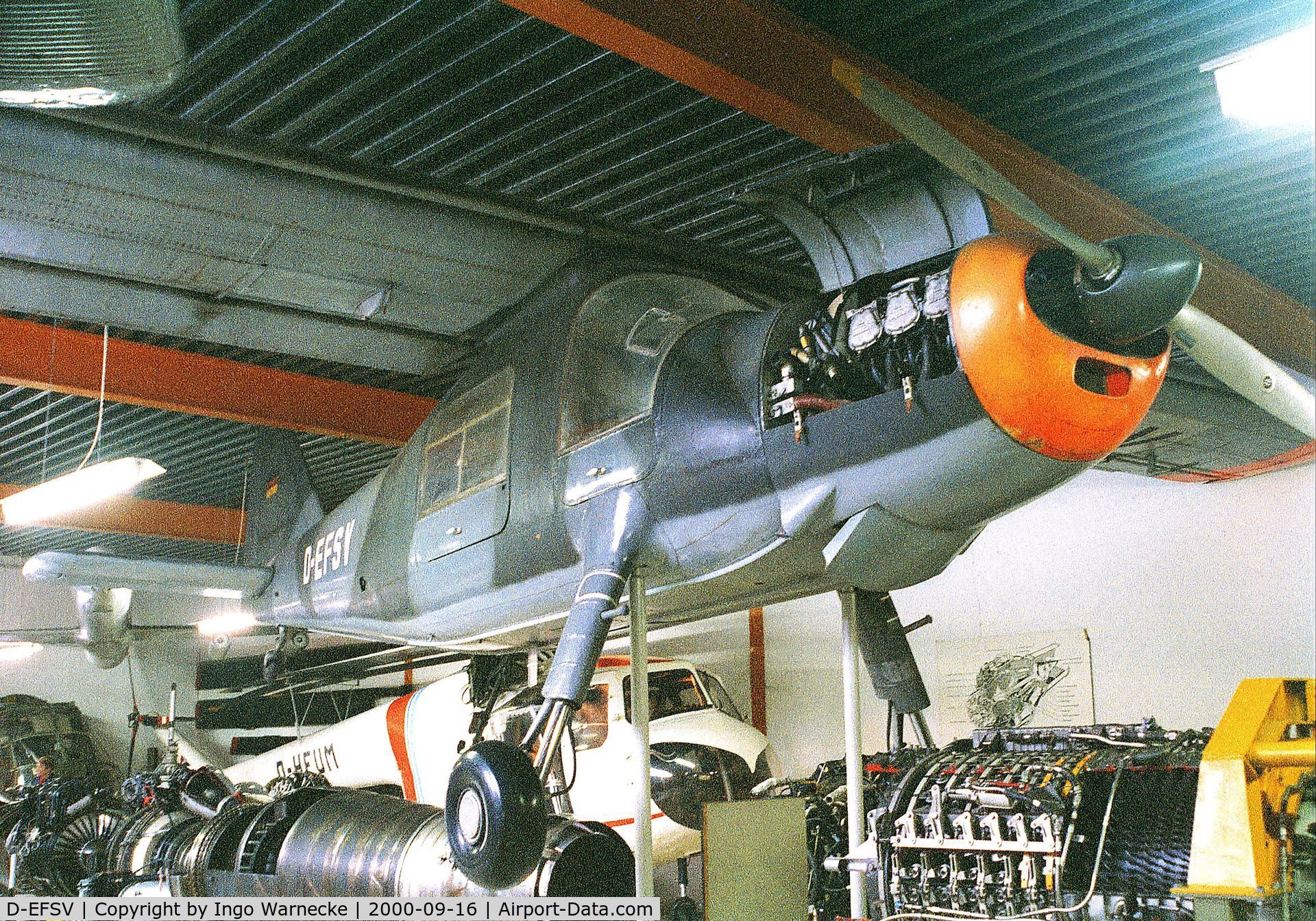 D-EFSV, Dornier Do-27-A1 C/N 339, Dornier Do 27A-1 at the Flugausstellung Junior, Hermeskeil