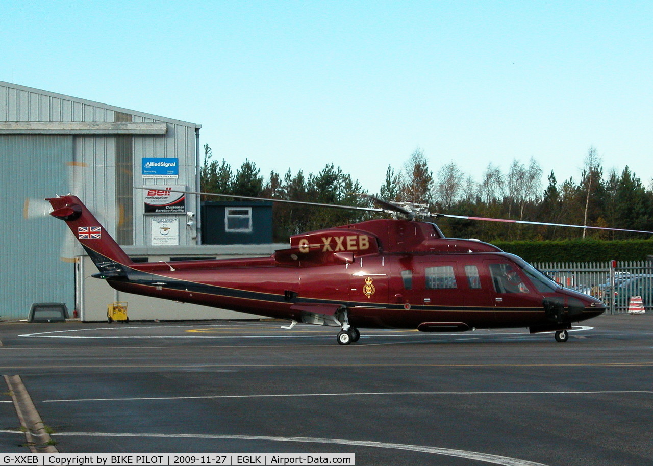 G-XXEB, 2009 Sikorsky S-76C C/N 760753, ROYAL FLIGHT S76C TAXYING TO THE PUMPS