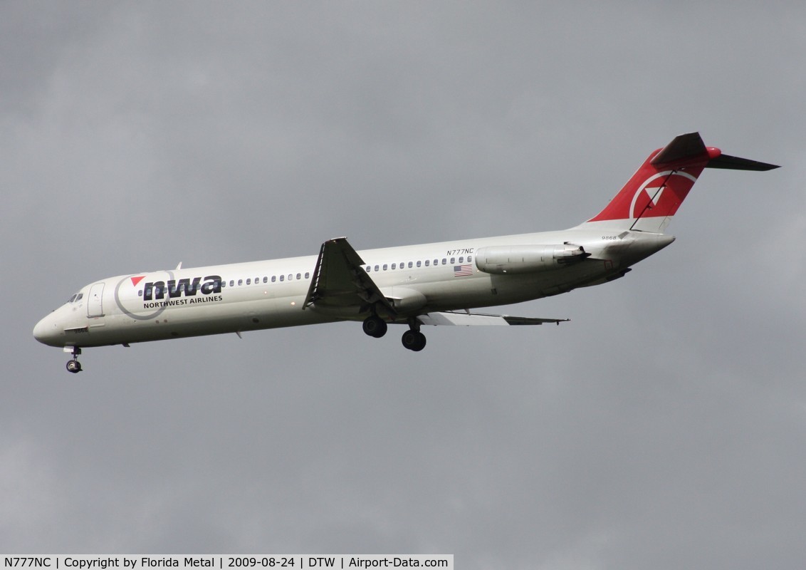 N777NC, 1979 McDonnell Douglas DC-9-51 C/N 47787, Northwest DC-9-50