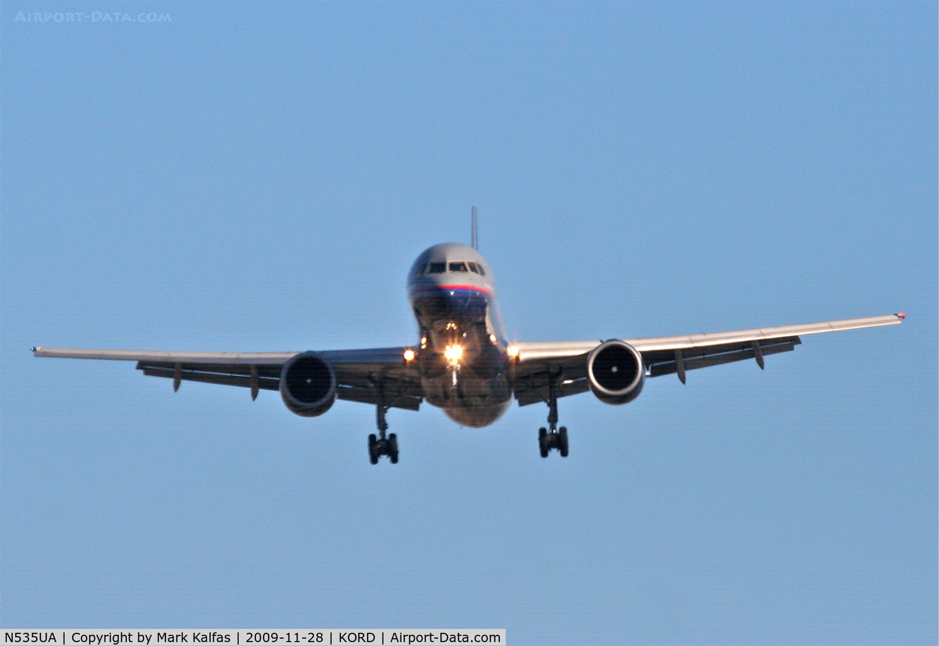 N535UA, 1991 Boeing 757-222 C/N 25130, United Airlines Boeing 757-222, UAL178 short final 27L, from KSEA.