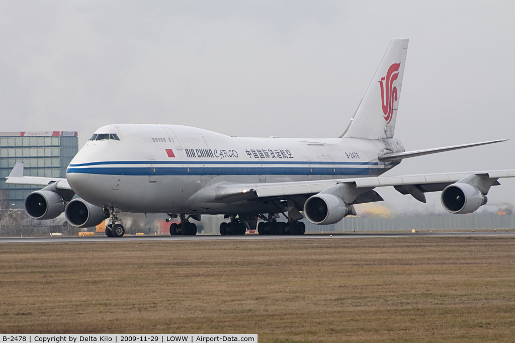 B-2478, 1991 Boeing 747-433M C/N 25075, Air China Cargo