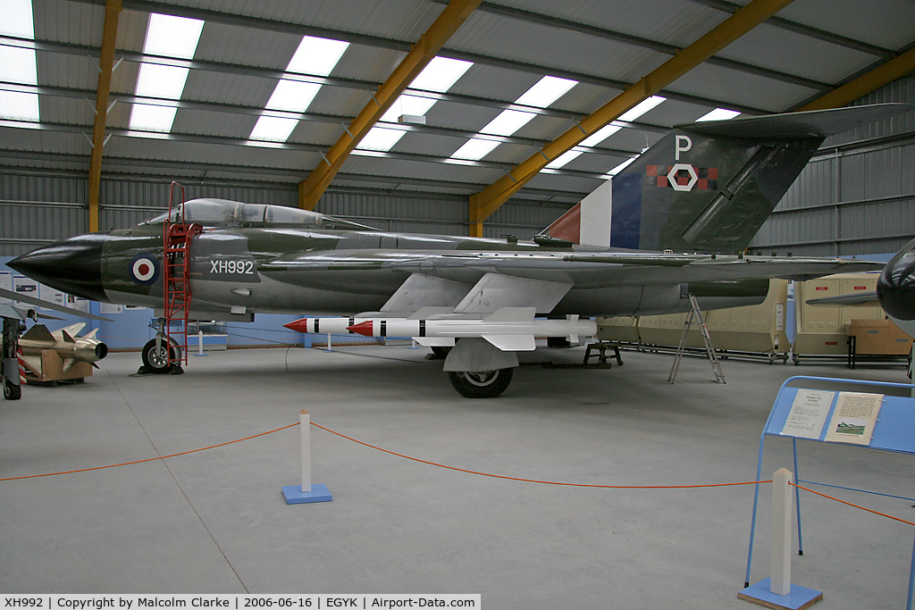 XH992, 1959 Gloster Javelin FAW.8 C/N Not found XH992, Gloster Javelin FAW8 at Newark Air Museum, Winthorpe in 2006.