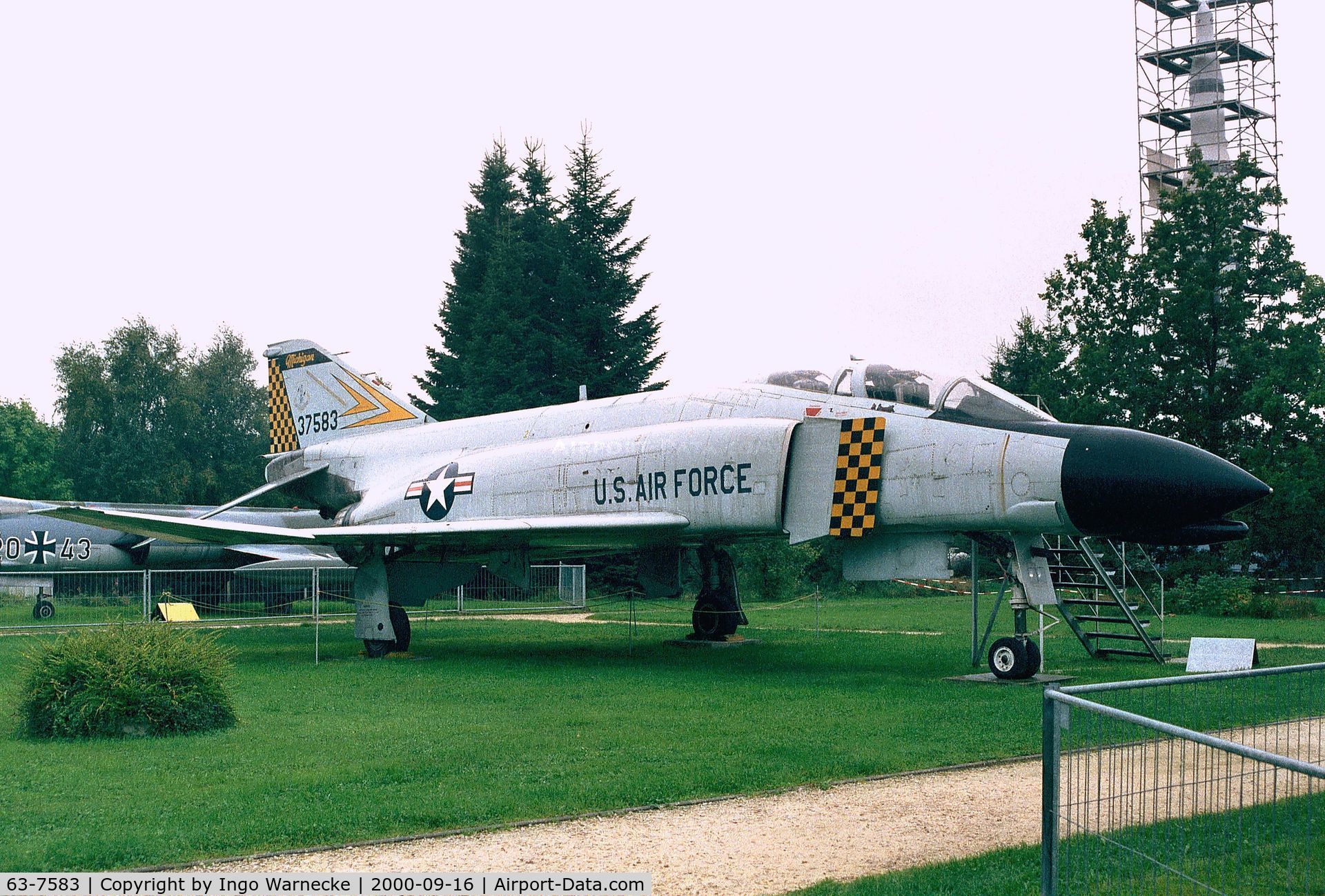 63-7583, 1963 McDonnell F-4C Phantom II C/N 635, McDonnell F-4C Phantom II of USAF at the Flugausstellung Junior, Hermeskeil