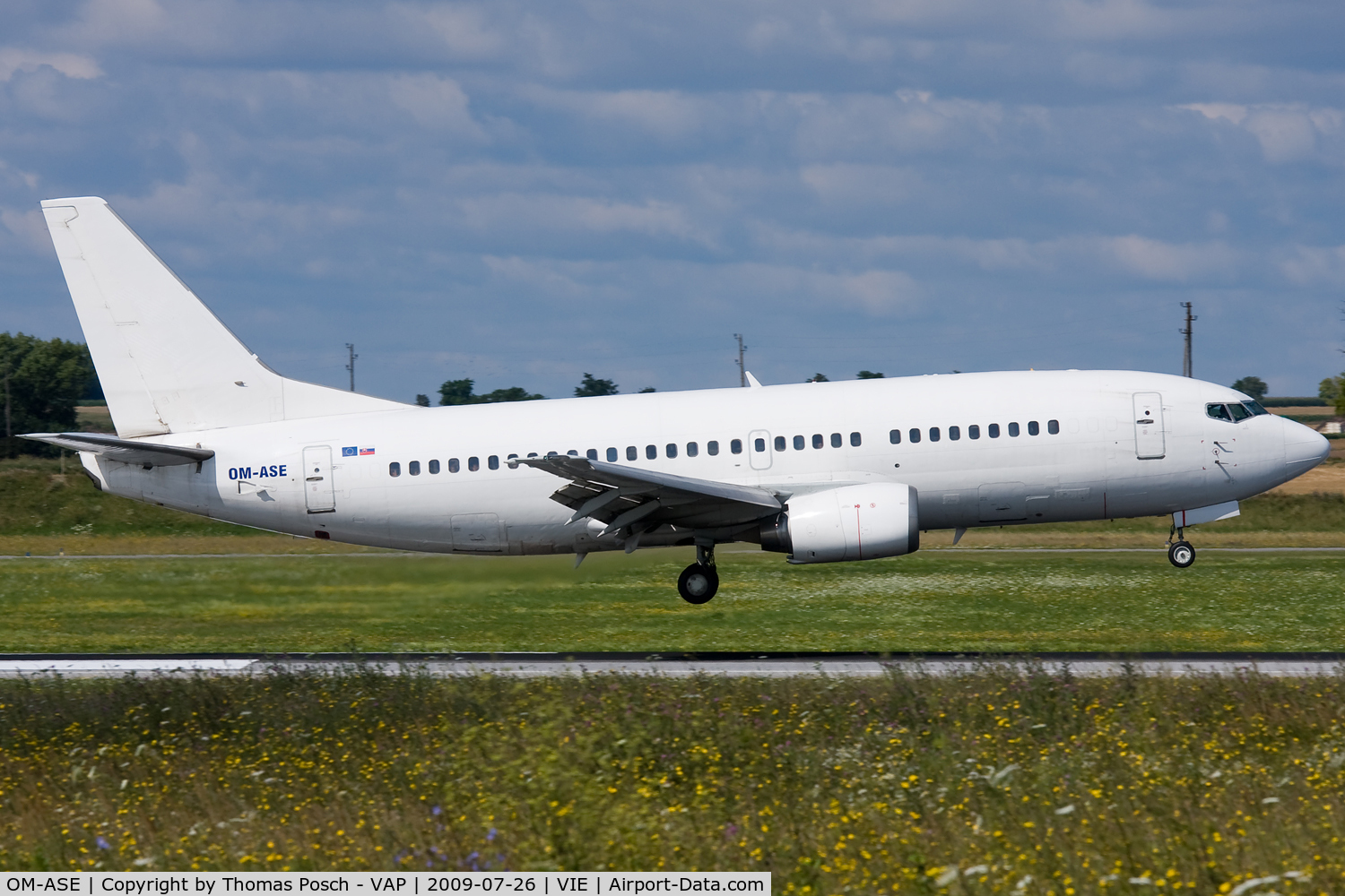 OM-ASE, 1987 Boeing 737-306 C/N 23545, Air Slovakia