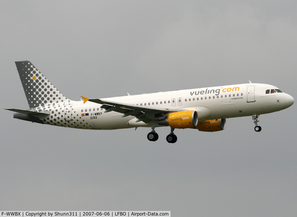 F-WWBX, 2007 Airbus A320-214 C/N 3152, C/n 3152 - To be EC-KEZ