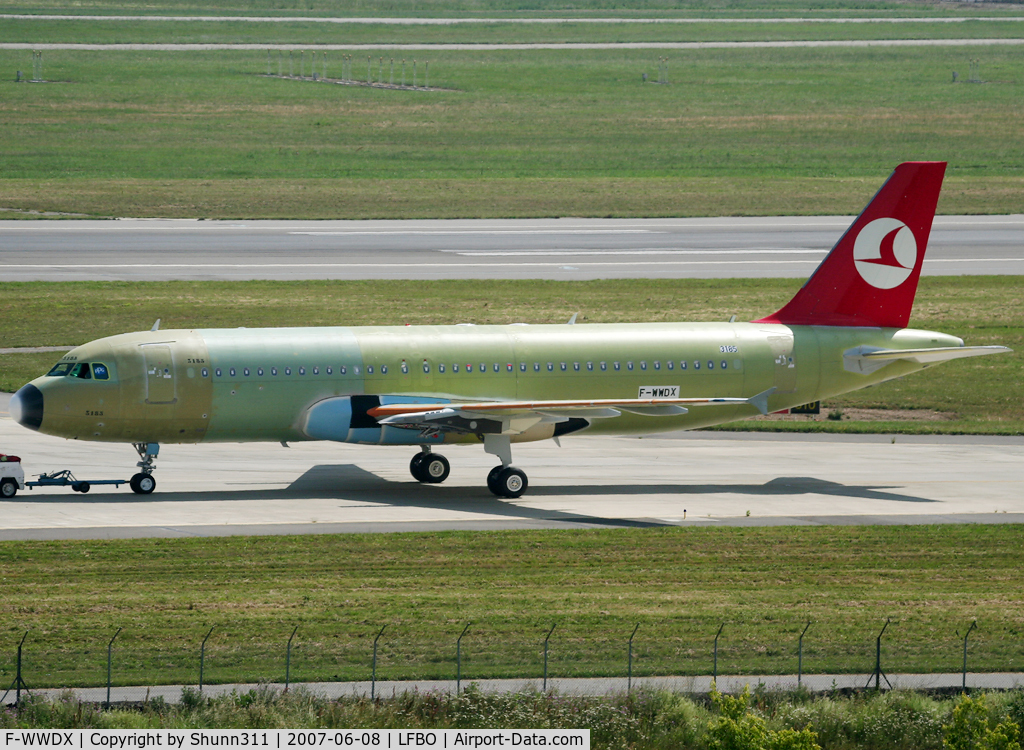 F-WWDX, 2007 Airbus A320-232 C/N 3185, C/n 3185 - For Turkish Airlines