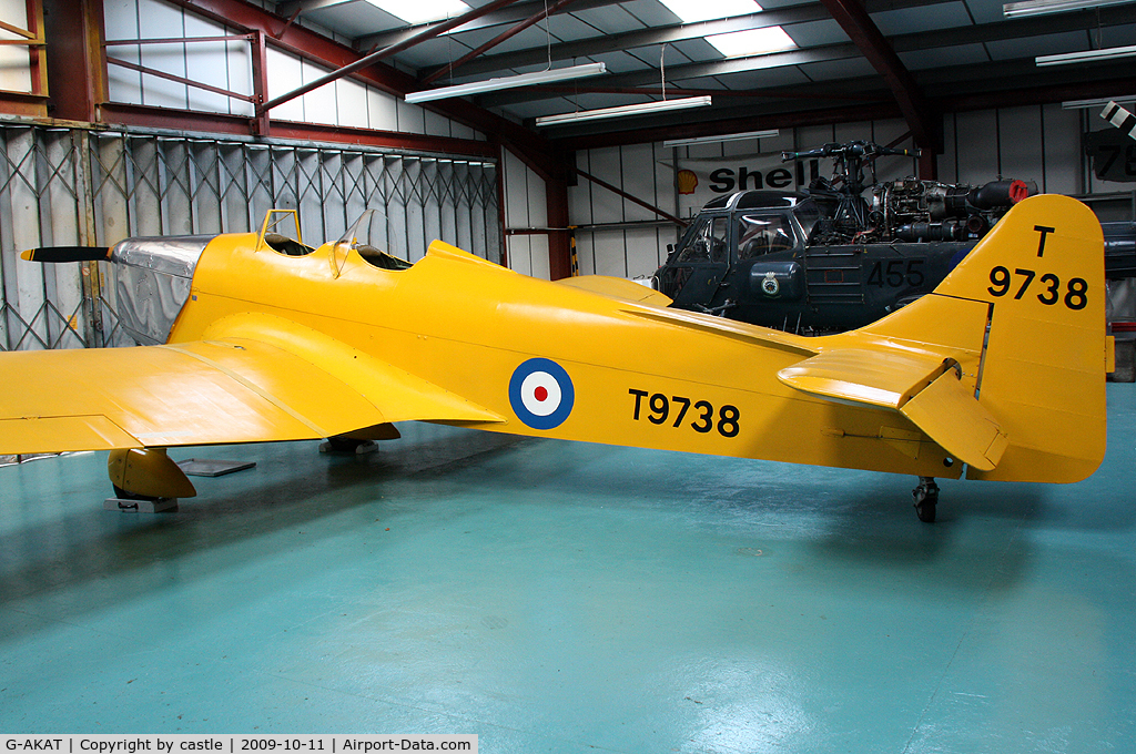 G-AKAT, 1940 Miles M14A Hawk Trainer 3 C/N 2005, seen @ Breighton