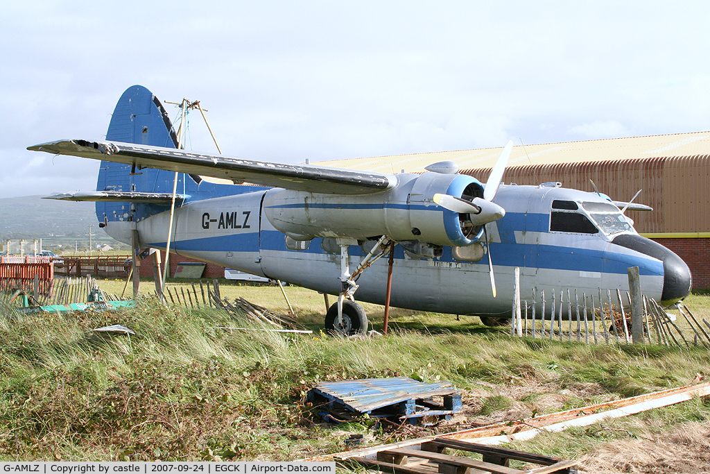 G-AMLZ, Percival P-50 Prince 6E C/N P50-46, seen @ Caernarfon