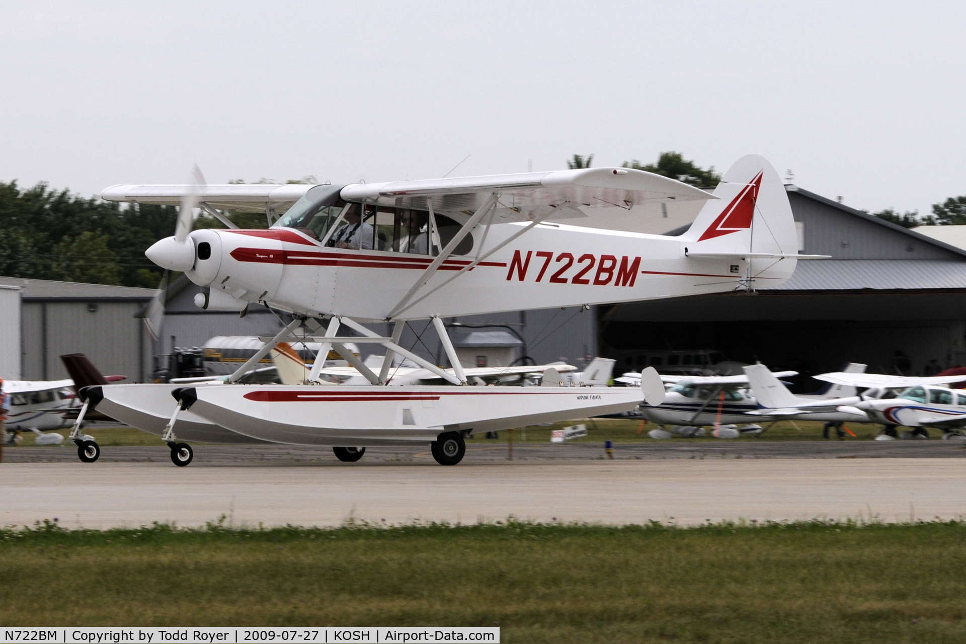 N722BM, 2009 Piper PA-18 Replica C/N 18251, EAA AIRVENTURE 2009