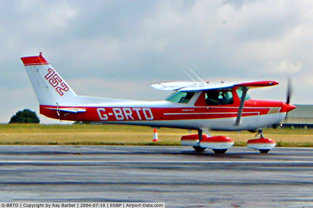 G-BRTD, 1977 Cessna 152 C/N 152-80023, Seen at the PFA Fly in 2004 Kemble UK.