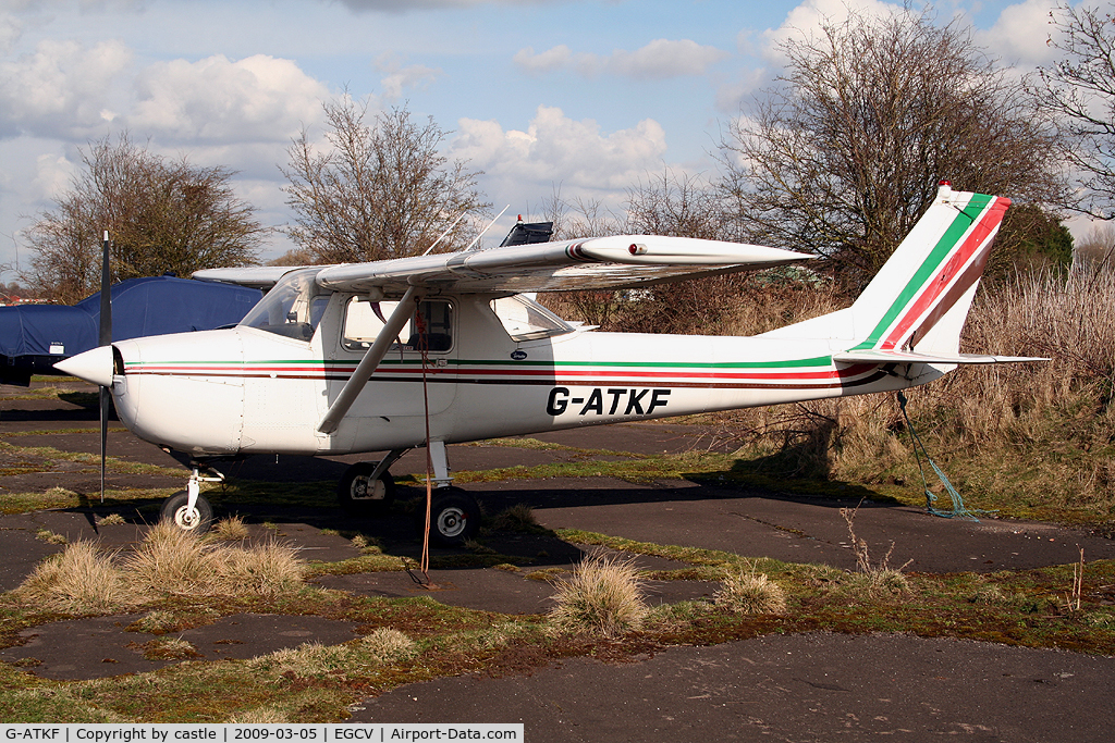 G-ATKF, 1965 Cessna 150F C/N 150-62386, seen @ Sleap