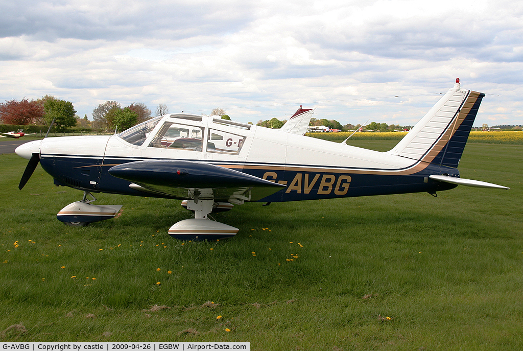 G-AVBG, 1966 Piper PA-28-180 Cherokee C/N 28-3801, seen @ Wellesbourne Mountford