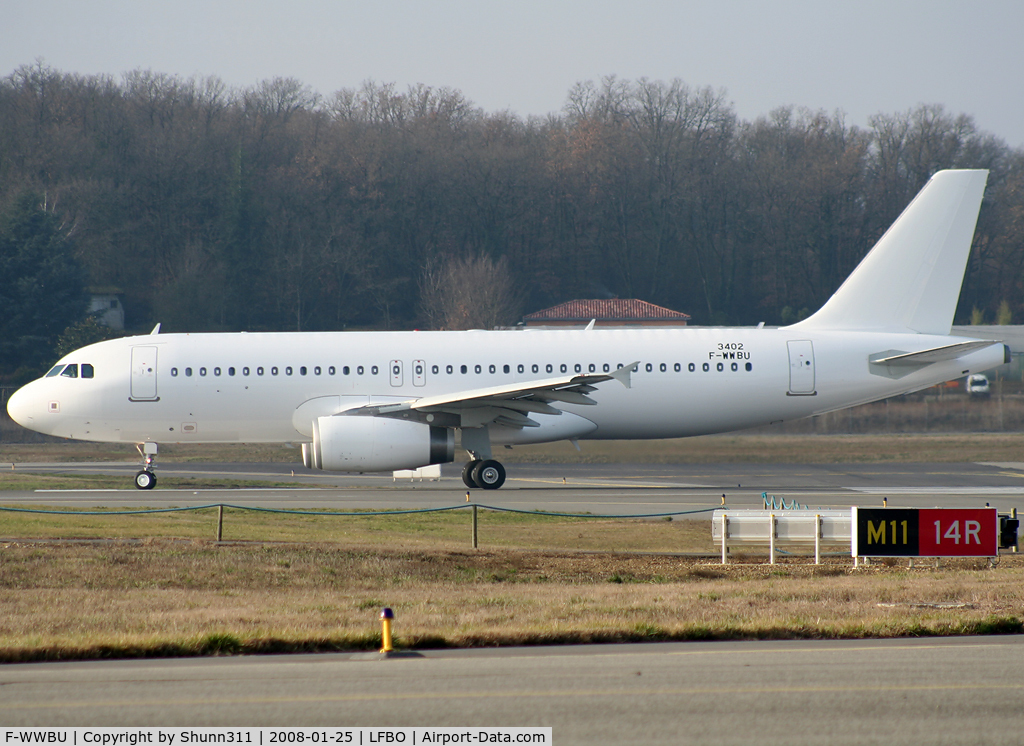 F-WWBU, 2008 Airbus A320-232 C/N 3402, C/n 3402 - for Saad Air
