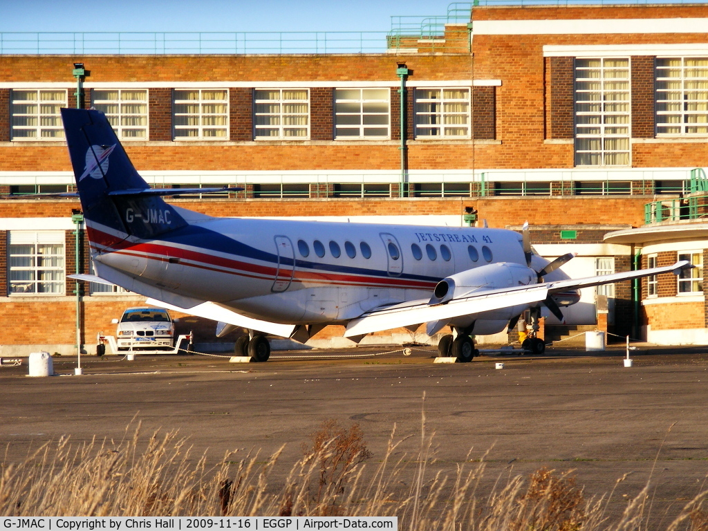 G-JMAC, 1992 British Aerospace Jetstream 41 C/N 41004, preserved by the the Jetstream Club at Liverpools John Lennon Airport