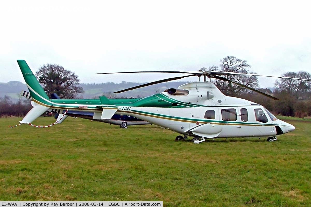 EI-WAV, Bell 430 C/N 49028, Seen at Cheltenham during Gold Cup week.