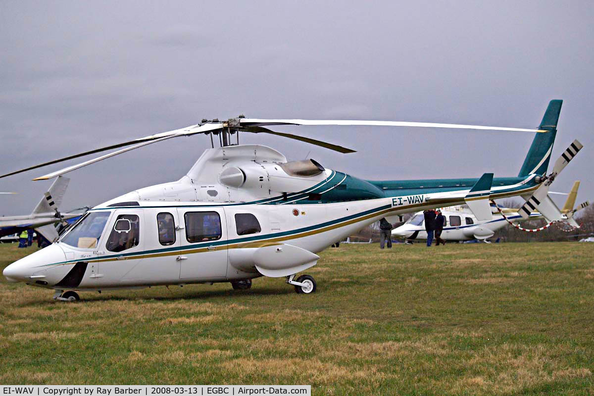 EI-WAV, Bell 430 C/N 49028, Seen at Cheltenham during Gold Cup week.