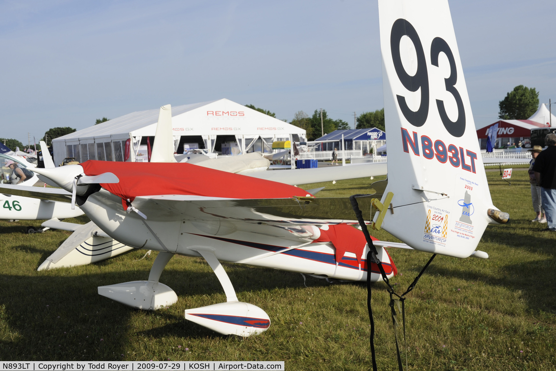 N893LT, 1996 Rutan Long-EZ C/N 1870L, EAA AIRVENTURE 2009