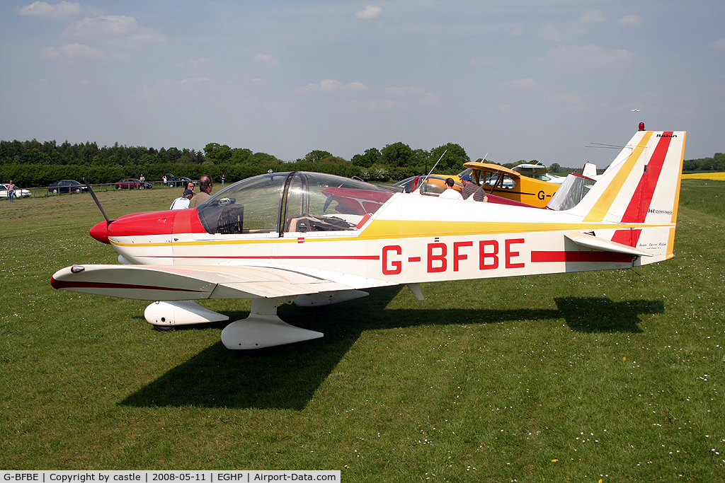 G-BFBE, 1974 Robin HR-200-100 Club C/N 12, seen @ Popham