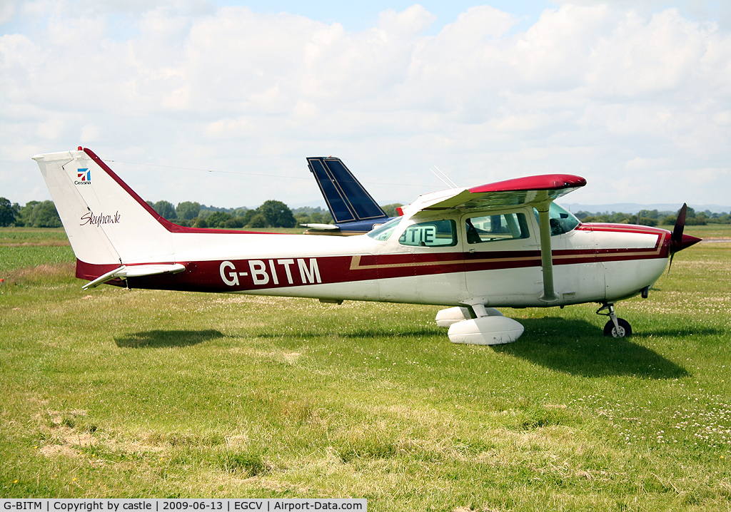 G-BITM, 1981 Reims F172P Skyhawk C/N F17202046, seen @ Sleap