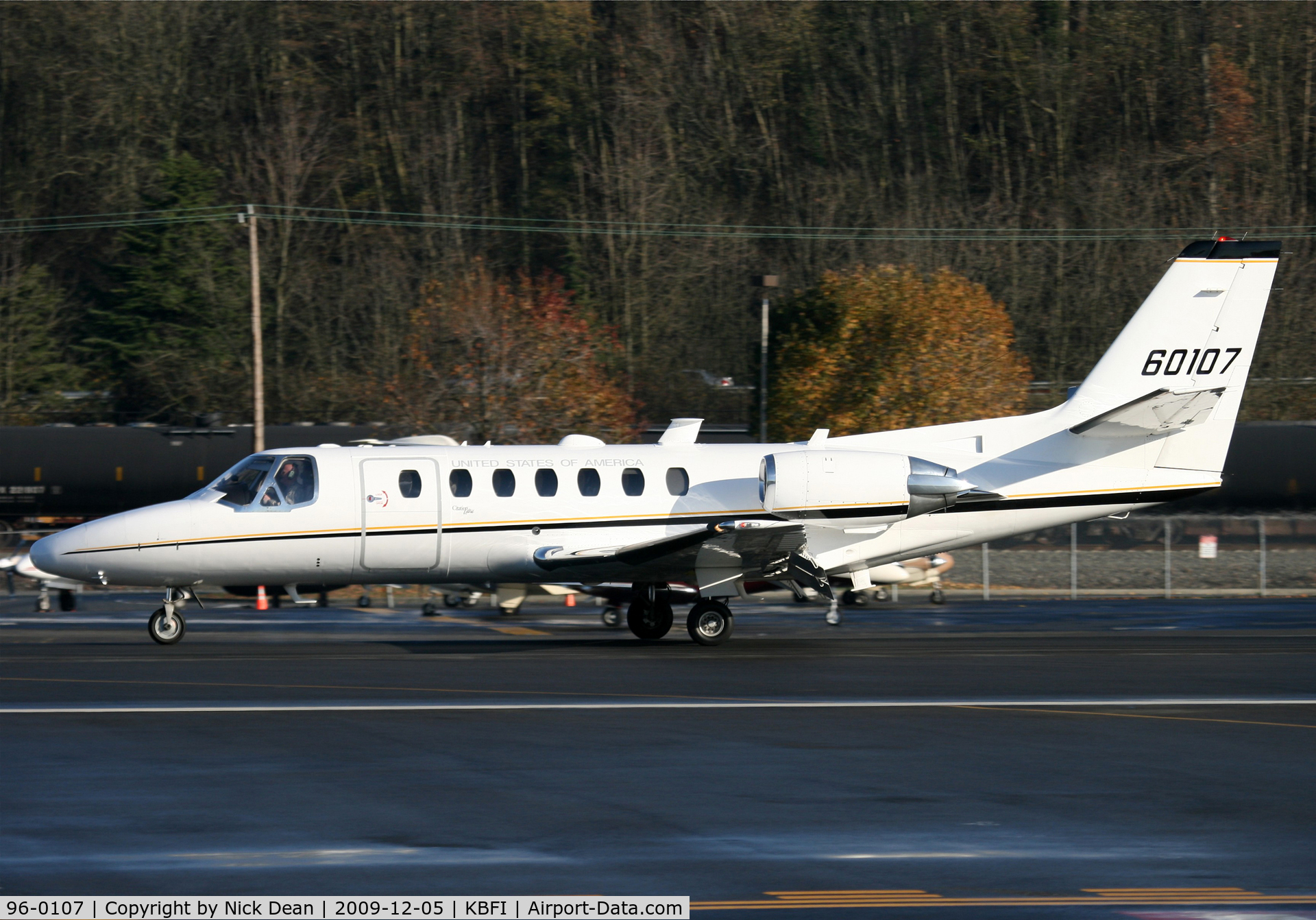 96-0107, 1996 Cessna UC-35A Citation Ultra C/N 560-0404, KBFI