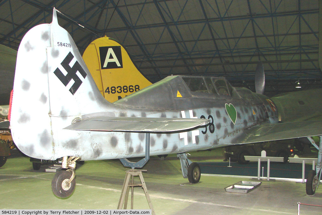 584219, Focke-Wulf Fw-190F-8/U1 C/N 584219, Focke Wulf FW190 exhibited in the RAF Museum Hendon , UK