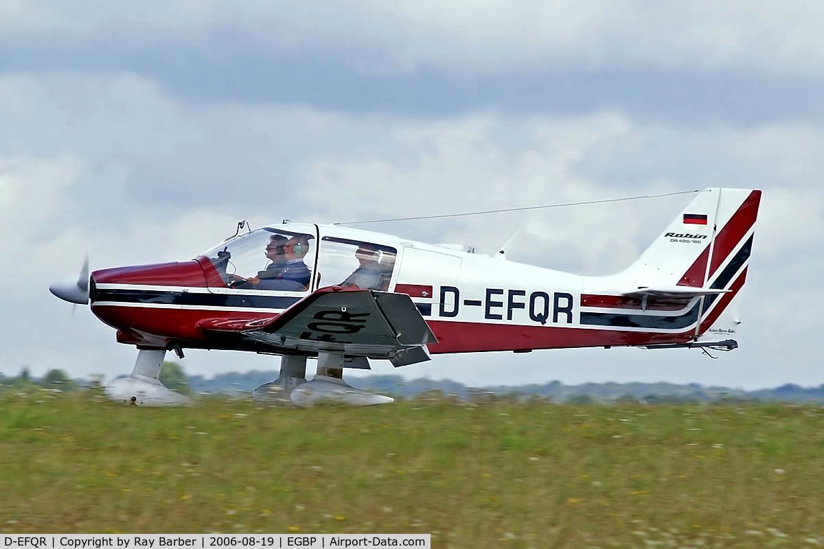 D-EFQR, 1979 Robin DR-400-180 Regent Regent C/N 1369, Robin DR.400/180 Regent [1369] Kemble~G 19/08/2006. Seen at PFA Flying for Fun Kemble 2006