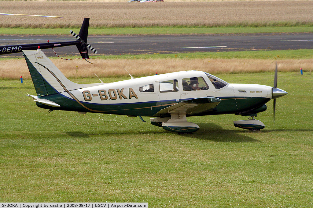 G-BOKA, 1979 Piper PA-28-201T Turbo Dakota C/N 28-7921076, seen @ Sleap