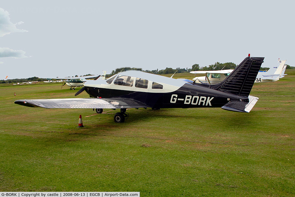 G-BORK, 1981 Piper PA-28-161 Cherokee Warrior II C/N 28-8116095, seen @ Barton