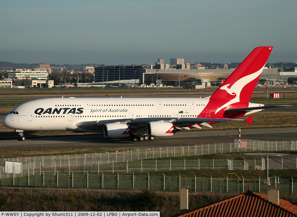 F-WWSY, 2009 Airbus A380-842 C/N 027, C/n 027 - To be VH-OQE