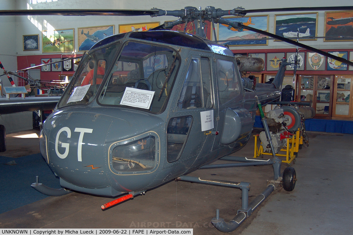 UNKNOWN, Helicopters Various C/N unknown, Westland Scout AH.1 (SAAF Museum)