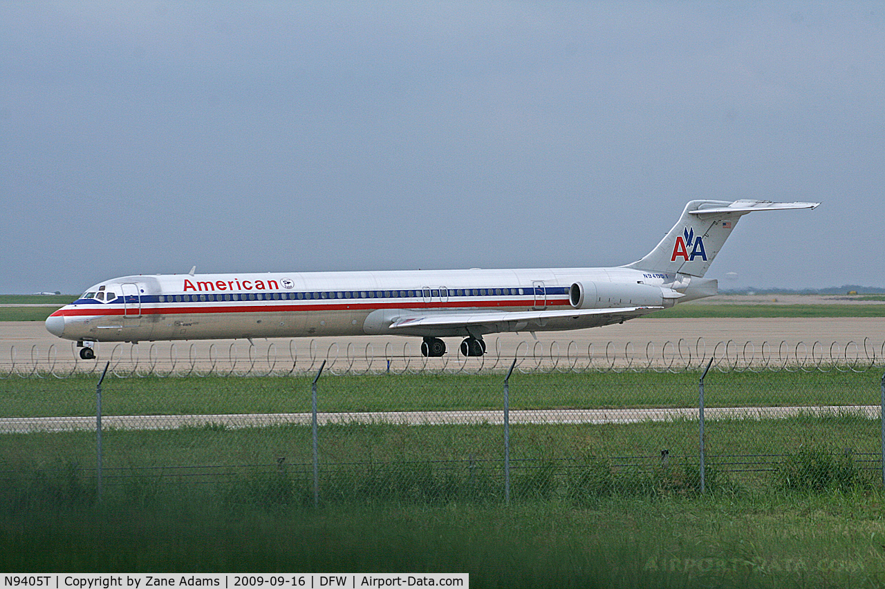 N9405T, 1992 McDonnell Douglas MD-83 (DC-9-83) C/N 53141, American Airlines at DFW
