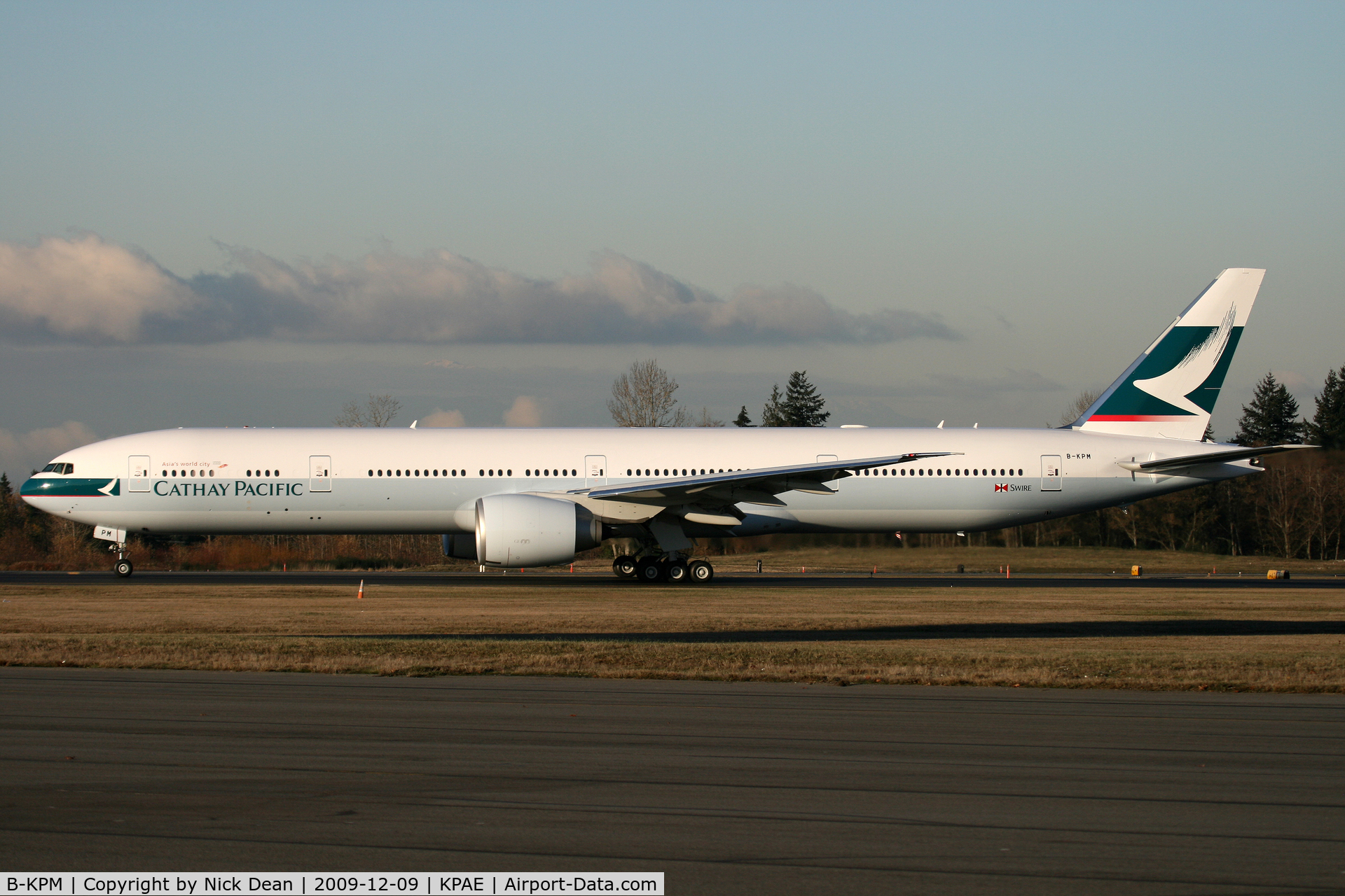 B-KPM, 2009 Boeing 777-367/ER C/N 36159, KPAE