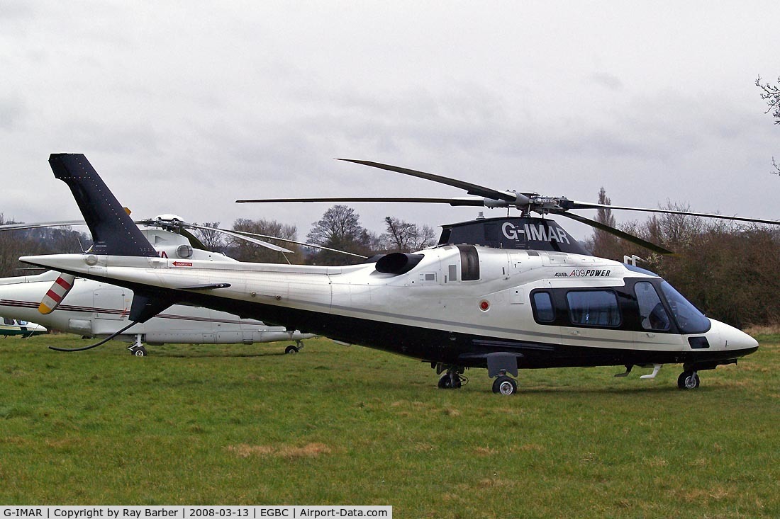 G-IMAR, 2007 Agusta A-109E Power C/N 11703, Agusta A.109E [11703] Cheltenham~G 13/03/2008. Seen at Cheltenham during Gold Cup week.