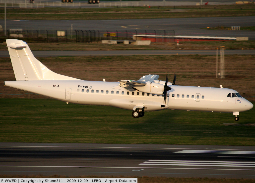 F-WWED, 2009 ATR 72-212A C/N 894, C/n 0894 - For Golden Air... Cebu Pacific Air ntu