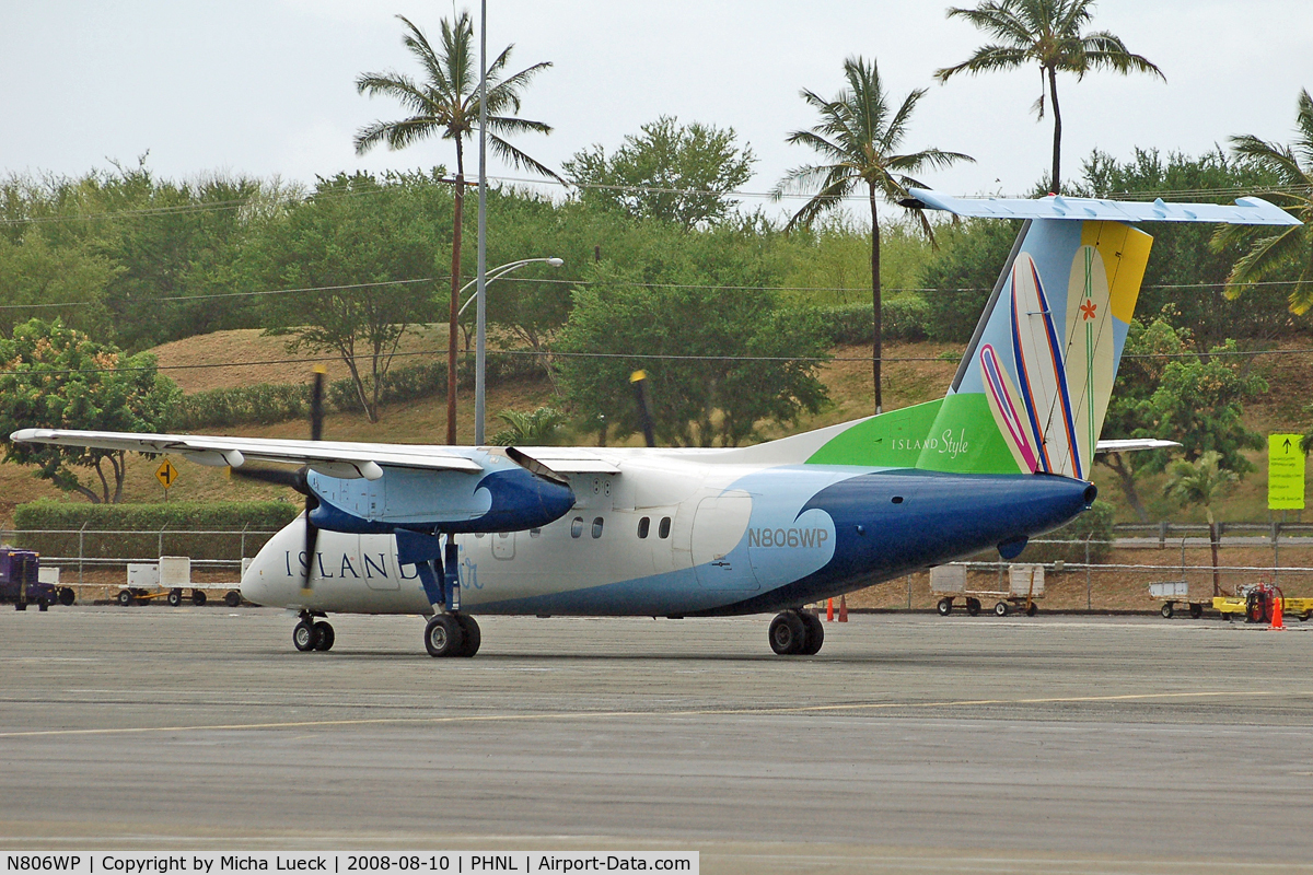 N806WP, 1993 De Havilland Canada DHC-8-103 Dash 8 C/N 357, At Honolulu