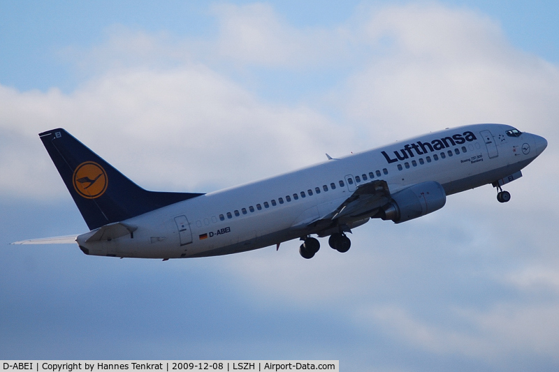 D-ABEI, 1991 Boeing 737-330 C/N 25359, Lufthansa Boeing 737-300