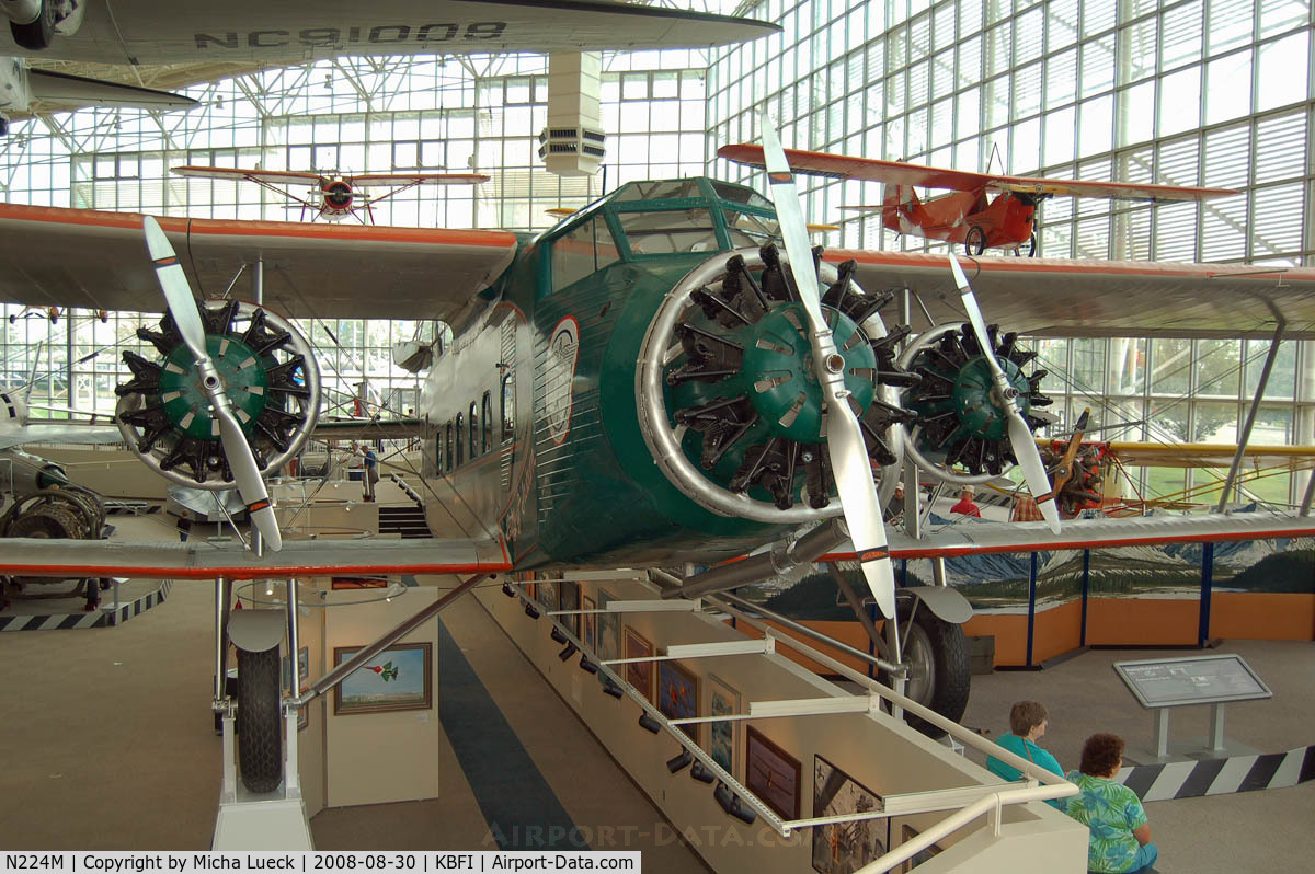 N224M, 1929 Boeing 80A-1 C/N 1082, At the Museum of Flight