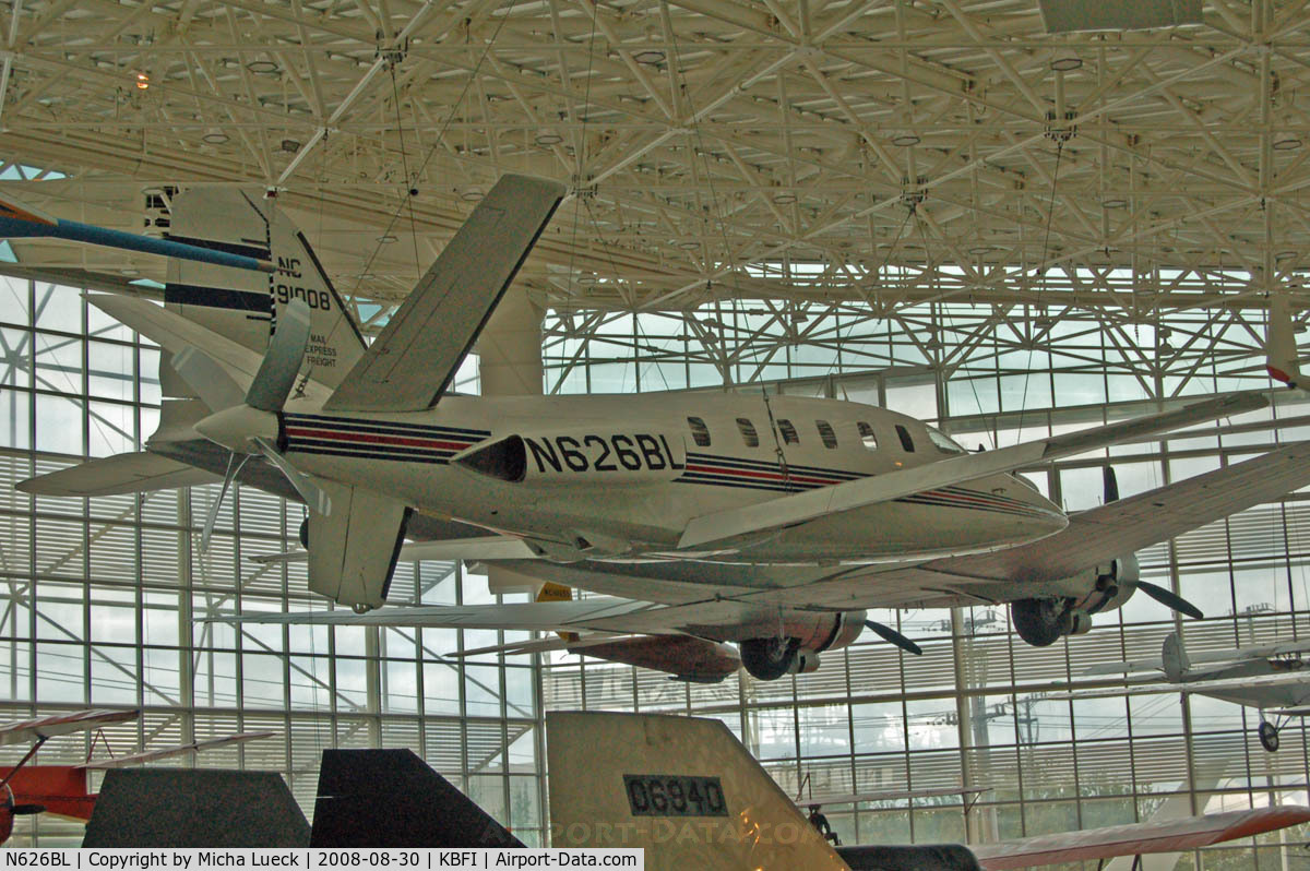 N626BL, 1980 Lear Fan Limited LF 2100 C/N E001, At the Museum of Flight
