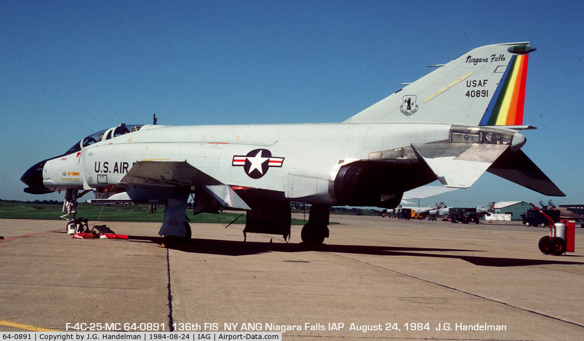64-0891, 1964 McDonnell F-4C Phantom II C/N 1307, F-4C at Niagara Falls IAP