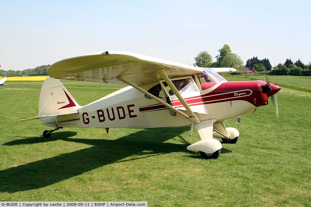 G-BUDE, 1953 Piper PA-22-135 Tri-Pacer C/N 22-980, seen @ Popham