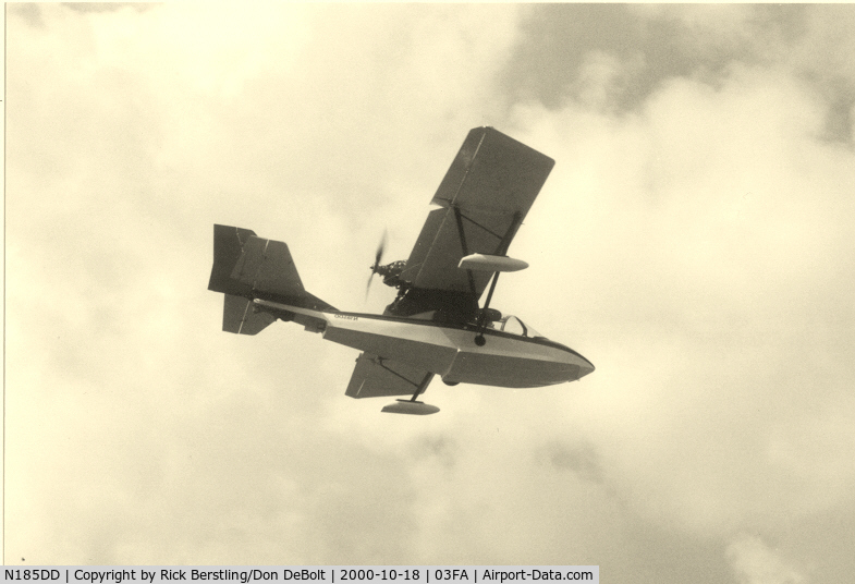 N185DD, 1999 Progressive Aerodyne Searey C/N 1MK185, Searey Seairra with Composiloc wing and improved tail surfaces