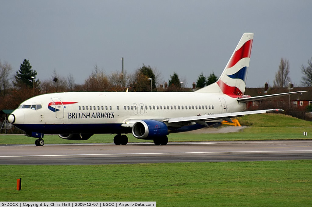G-DOCX, 1993 Boeing 737-436 C/N 25857, British Airways