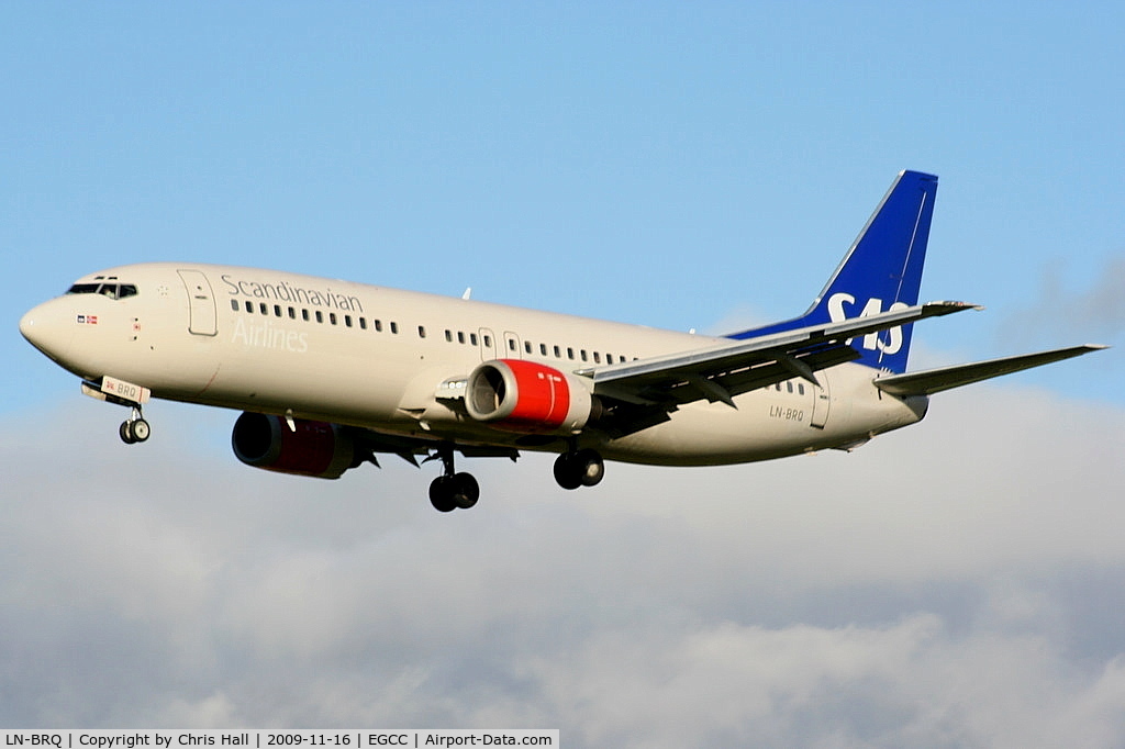 LN-BRQ, 1991 Boeing 737-405 C/N 25348, Scandinavian Airlines