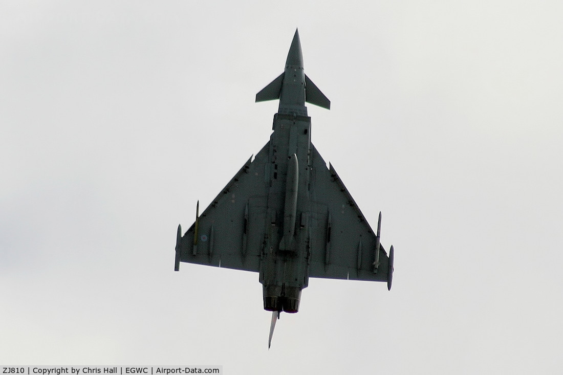 ZJ810, Eurofighter EF-2000 Typhoon T1 C/N 0033/BT011, RAF Typhoon displaying at the Cosford Airshow