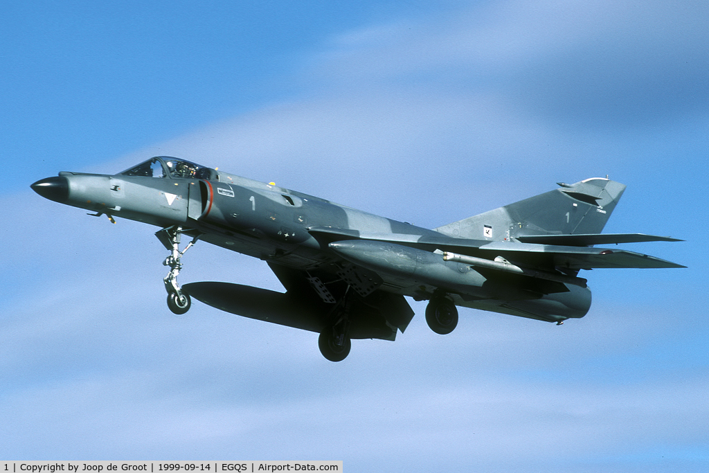 1, Dassault Super Etendard C/N 1, 17F participated in a major naval exercise during September 1999.