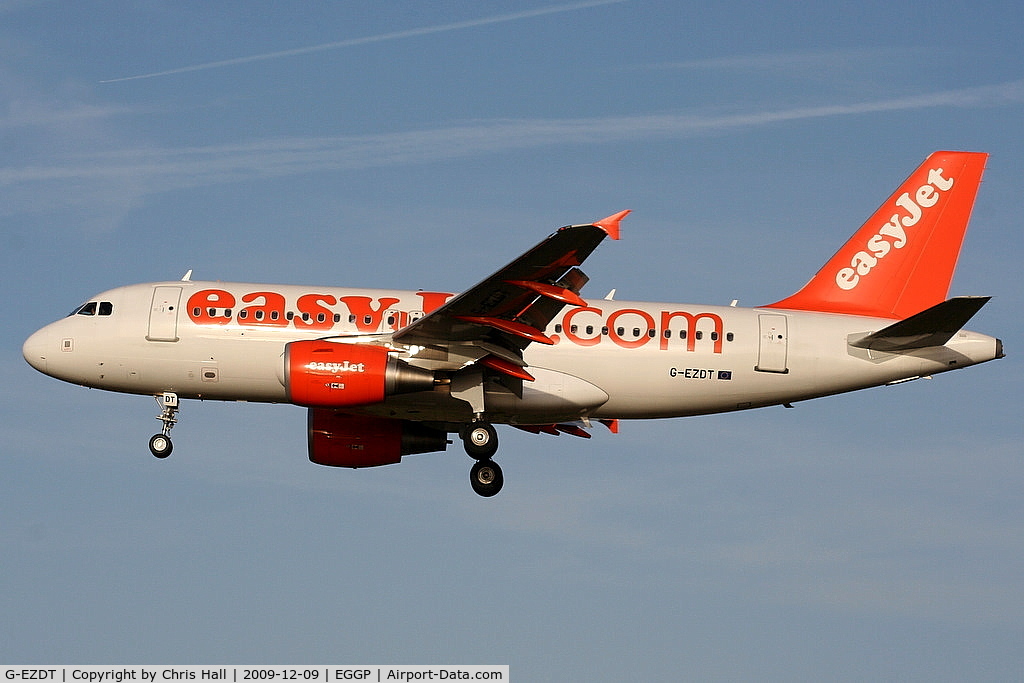 G-EZDT, 2008 Airbus A319-111 C/N 3720, Easyjet