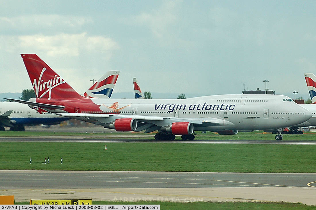 G-VFAB, 1994 Boeing 747-4Q8 C/N 24958, At London Heathrow