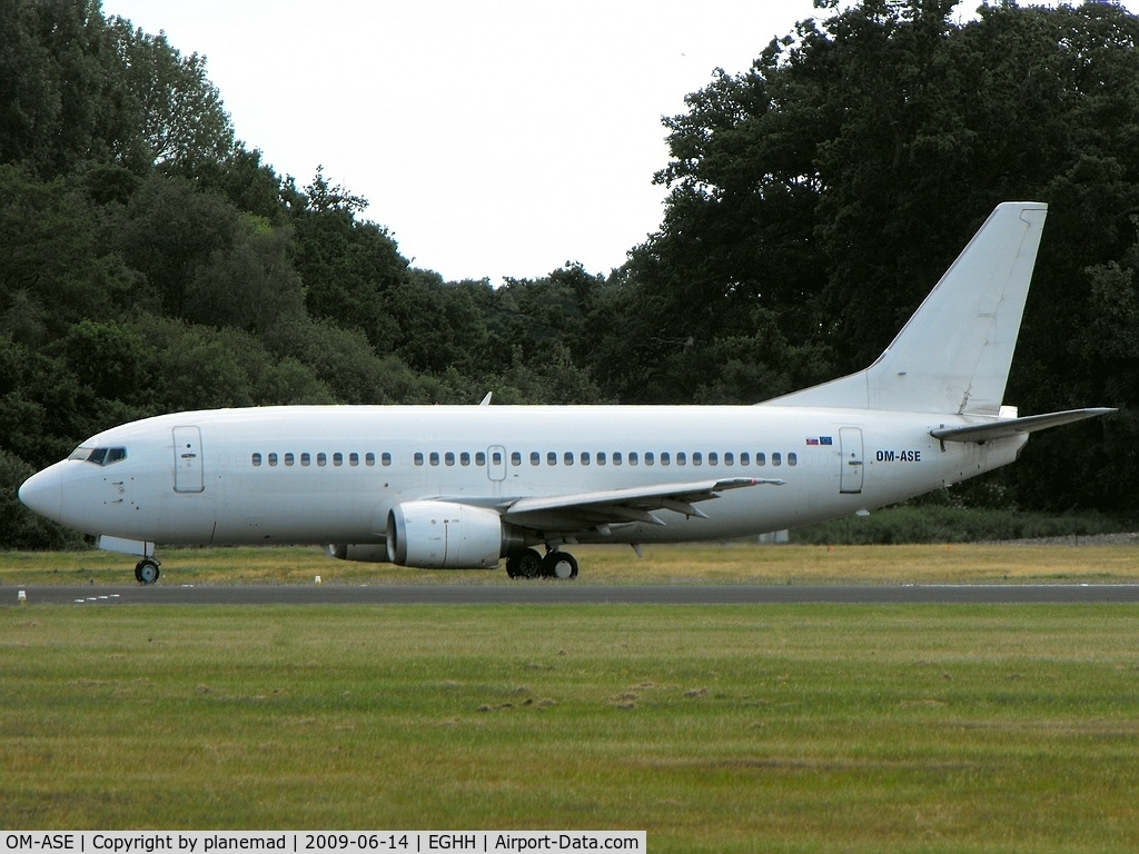 OM-ASE, 1987 Boeing 737-306 C/N 23545, Taken from the Flying Club