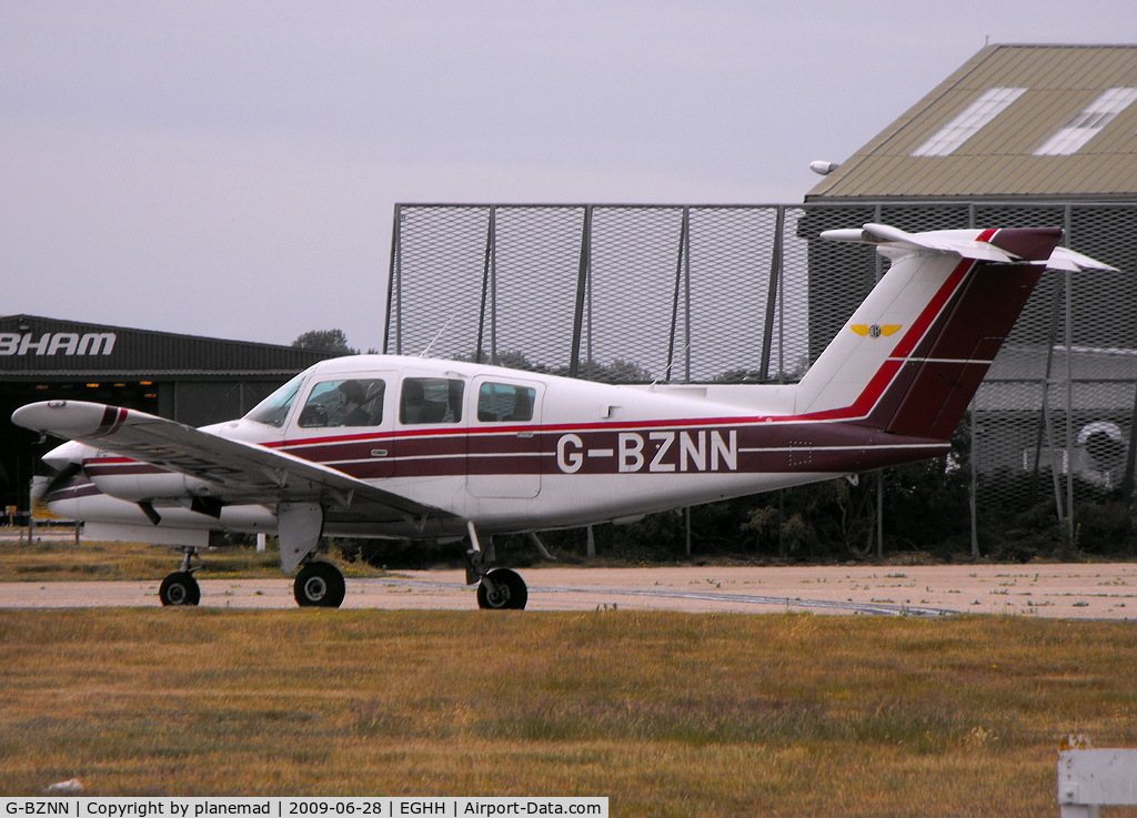 G-BZNN, 1980 Beech 76 Duchess C/N ME-343, Taken from the Flying Club