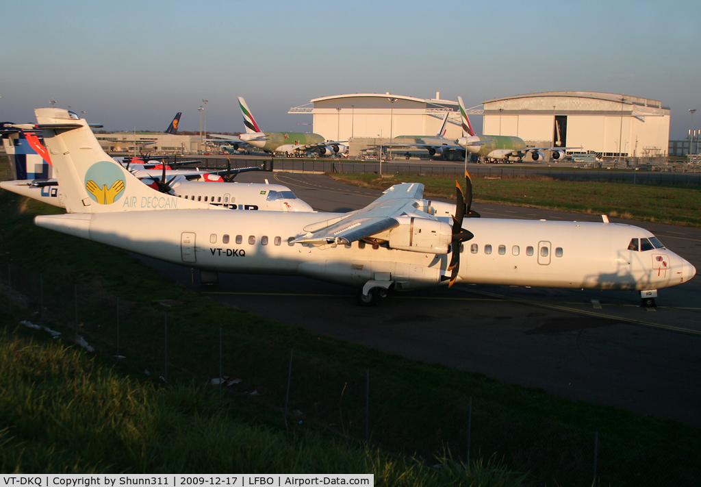 VT-DKQ, 1997 ATR 72-212A C/N 535, Returned to lessor and stored...